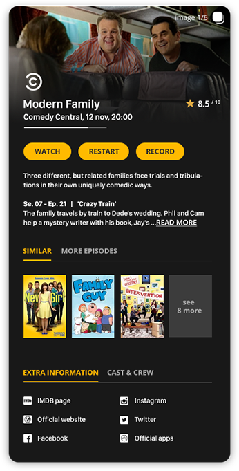 Preview with our xml-tv