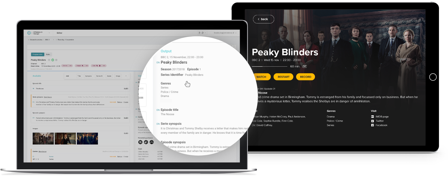xml-tv Manager in your Browser